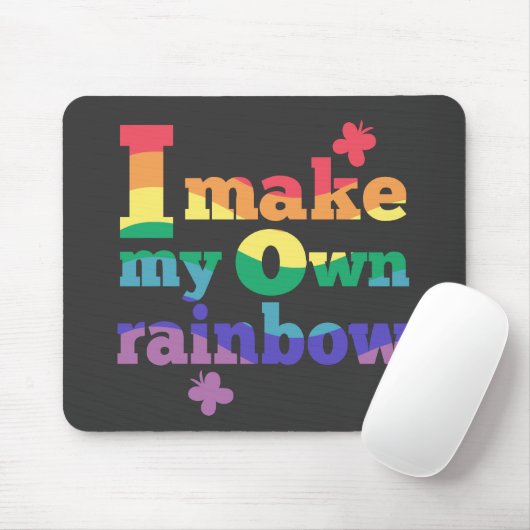 "Ich bunte Mitteilung mache meines eigenen Mousepad (Mit Mouse)