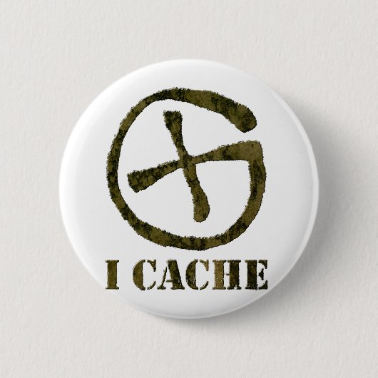ICH CACHIERE Knopf Button (Vorderseite)