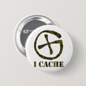 ICH CACHIERE Knopf Button (Vorne & Hinten)