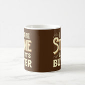 Ich Carve Stone Like It's Butter - Stonemason Kaffeetasse (Mittel)