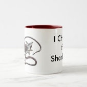 ICH CHOMP für Sharktopus Zweifarbige Tasse (Mittel)