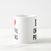 ICH ❤️ CHRISTMAS PUDING I LIEBE CHRISTMAS PUDING I KAFFEETASSE (Mittel)