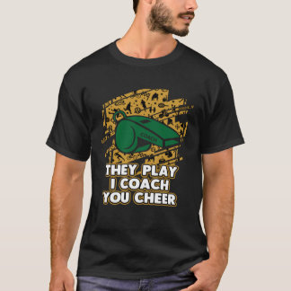 Ich Coach Sie Cheer Coach Spaß Mentor Cheerlead T-Shirt