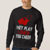 Ich coache sie spiel dich cheeler sweatshirt (Vorderseite)