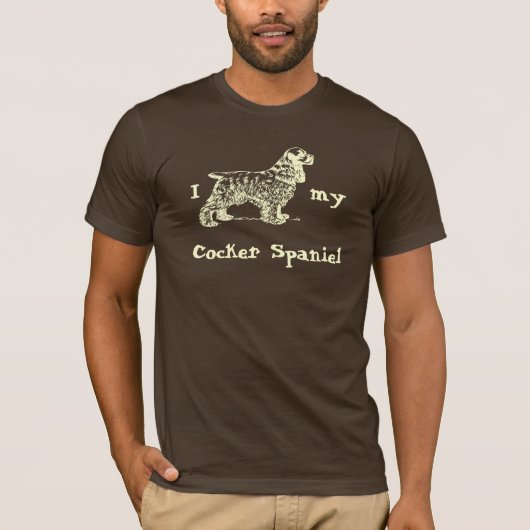 Ich Cocker Spanisch mein Cocker Spaniel T-Shirt (Vorderseite)
