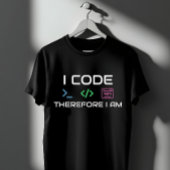 Ich Code Daher Ich Bin - Programmierer 404 Fehler T-Shirt