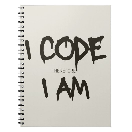 Ich codiere Journal Notizblock (Vorderseite)