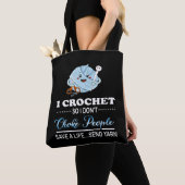 Ich Crochet Choke People Rettete ein Lebensretter Tasche (Von Nahem)