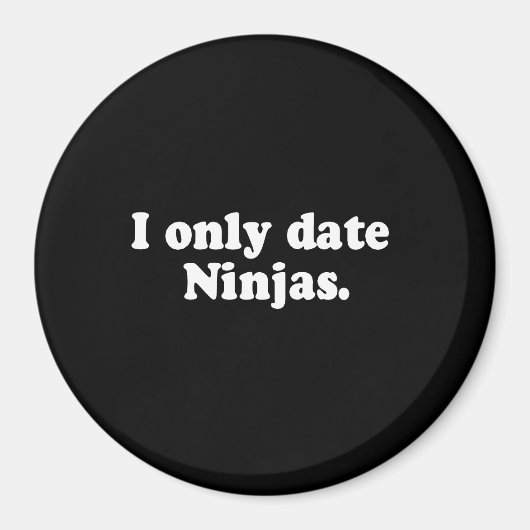 ICH DABEI NUR NINJAS T - Shirt Magnet (Vorne)