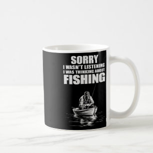 Ich dachte daran, lustige Fischer zu angeln Kaffeetasse