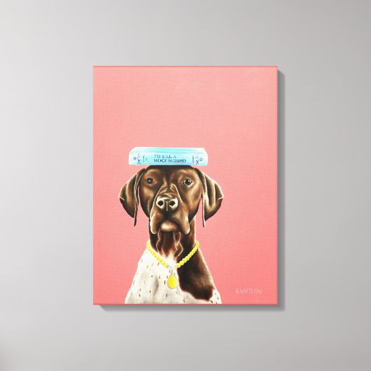 Ich dachte, das ist ein Handbuch Leinwanddruck (Vorderseite)