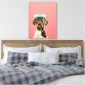 Ich dachte, das ist ein Handbuch Leinwanddruck (Insitu (Schlafzimmer))