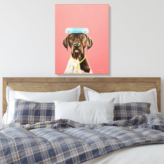 Ich dachte, das ist ein Handbuch Leinwanddruck (Insitu (Schlafzimmer))