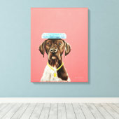 Ich dachte, das ist ein Handbuch Leinwanddruck (Insitu (Holzboden))