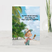 Ich dachte, du wärst intelligent. dankeskarte (Rückseite)