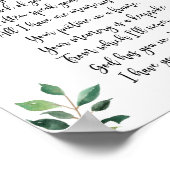 Ich dachte, du würdest heute ein Gedächtniszeichen Poster (Ecke)