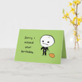 Ich dachte, du würdest sterben karte (Gelbe Blume)