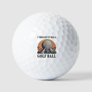 Ich dachte, es wäre ein Golfball Lustiger Golf Lie