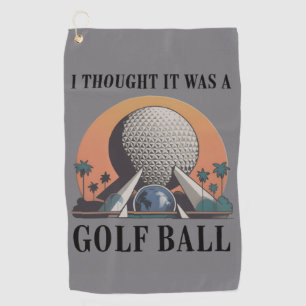 Ich dachte, es wäre ein Golfball Lustiger Golf Lie Golfhandtuch
