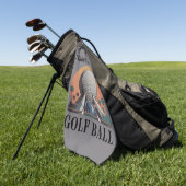 Ich dachte, es wäre ein Golfball Lustiger Golf Lie Golfhandtuch (Gras)