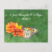 Ich dachte, ich würde sagen.. Hallo! Postkarte (Vorderseite)