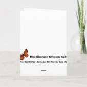 Ich dachte, Sie hätten heute Grußkarte Karte (Rückseite)