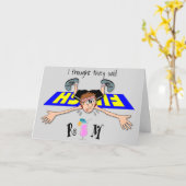 Ich dachte, sie sagten Rum - Mann Karte (Gelbe Blume)