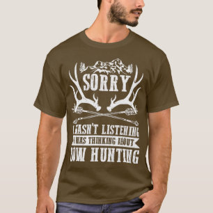 Ich dachte über Bowhunting Funny Bowhunter nach T-Shirt