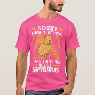 Ich dachte über Capybaras South American Capy nach T-Shirt