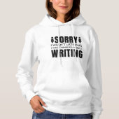 Ich dachte über das Schreiben nach Hoodie (Vorderseite)