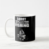 Ich dachte über den Fang von Funny Fisherman nach Kaffeetasse (Links)
