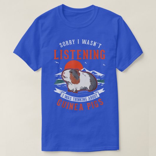 Ich dachte über Guinea Schweine nach T-Shirt (Design vorne)