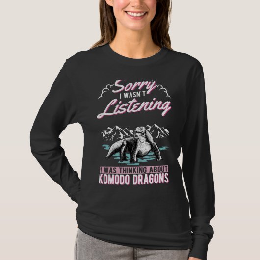 Ich dachte über Komodo-Drachen nach T-Shirt (Vorderseite)