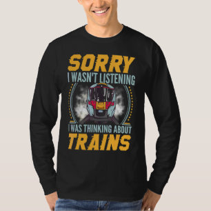 Ich dachte über Trains Trainsinotter Trainspo nach T-Shirt