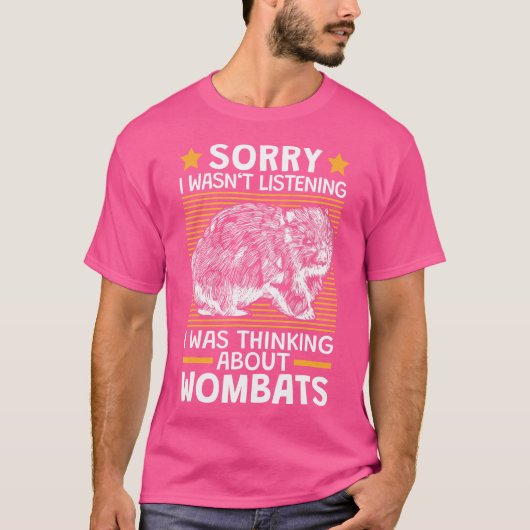 Ich dachte über Wombats-Australisches Marsupial na T-Shirt (Vorderseite)