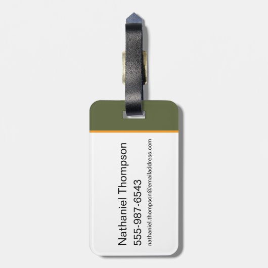 Ich dachte, wir wären hier zu Detox - der weiße Lo Gepäckanhänger (Rückseite vertikal)