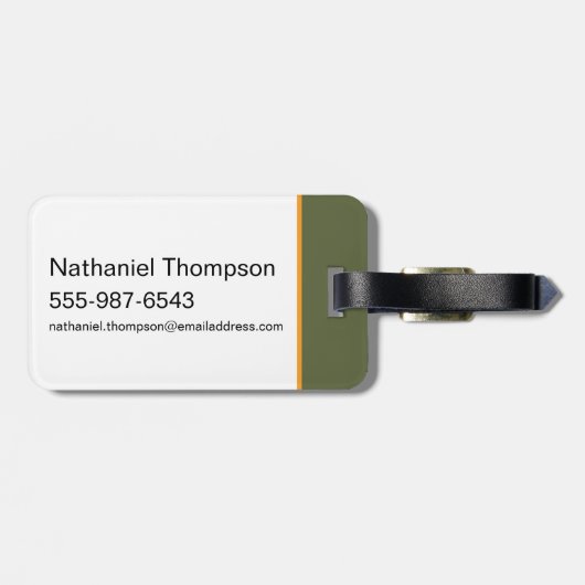 Ich dachte, wir wären hier zu Detox - der weiße Lo Gepäckanhänger (Rückseite horizontal)