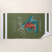 Ich dachte, wir wären hier zu Detox - der weiße Lo Strandtuch (Vorderseite)