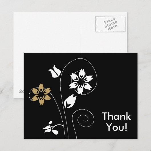 Ich danke der Postkarte (Vorne/Hinten)