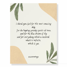 "Ich danke dir Gott" Poster-Vorträge