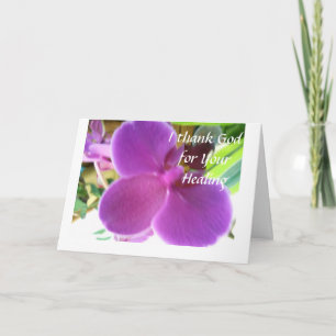 Ich danke Gott für deine Heilung.