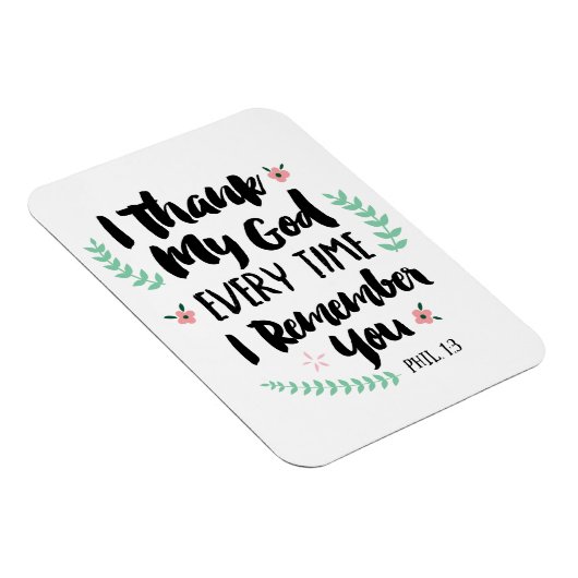 Ich danke Gott jedes Mal, wenn ich dich erinnere M Magnet (Rechte Seite)