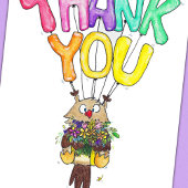 ICH DANKE IHNEN Grußkarte von Nicole Janes