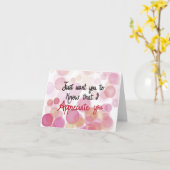 Ich danke Ihnen - leere Karte (Gelbe Blume)