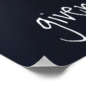 Ich danke immer Gott für euch Vater Bibelverse Poster (Ecke)