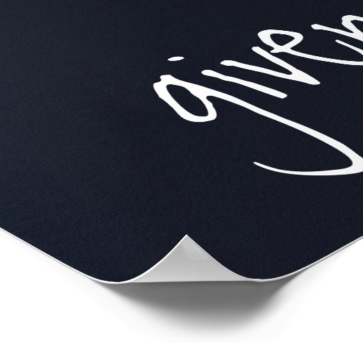 Ich danke immer Gott für euch Vater Bibelverse Poster (Ecke)