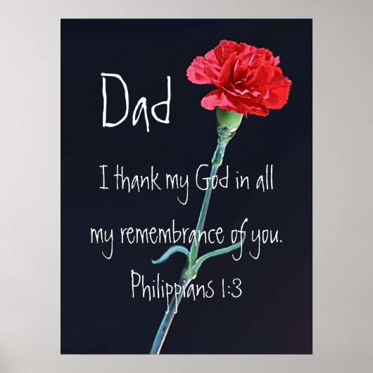 Ich danke meinem Bibelsversum Gottes für die rote Poster (Vorne)