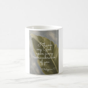 ICH DANKE MEINEM GOTT Philipper 1:3 Geschenk f Kaffeetasse