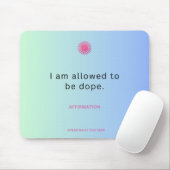 Ich darf ein Papiermaus sein Mousepad (Mit Mouse)