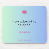 Ich darf ein Papiermaus sein Mousepad (Vorne)